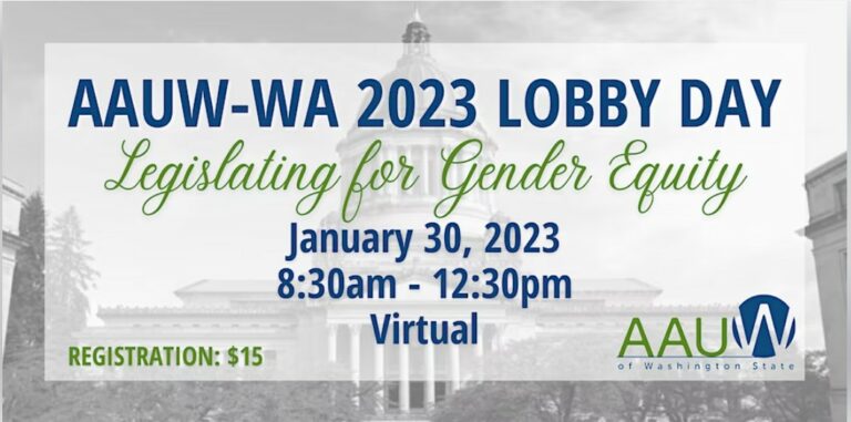 AAUW-WA Lobby Day 2023